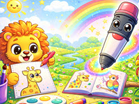 Magic Coloring Book for Little Artists